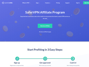 SaferVPN Affiliate Program