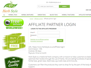 Herb Style Affiliate Program